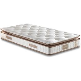 Joustinpatja Linento Furniture Queen 90x190x25cm valkoinen/ruskea