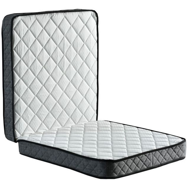 Taittopatja Linento Furniture Otel Katlanir, 90x200cm, musta/valkoinen