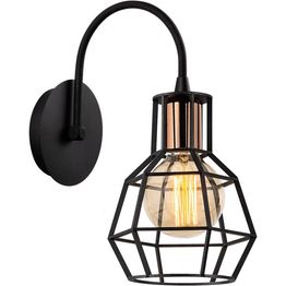 Seinävalaisin Linento Lighting Kapadokya, Ø17cm, E27, musta