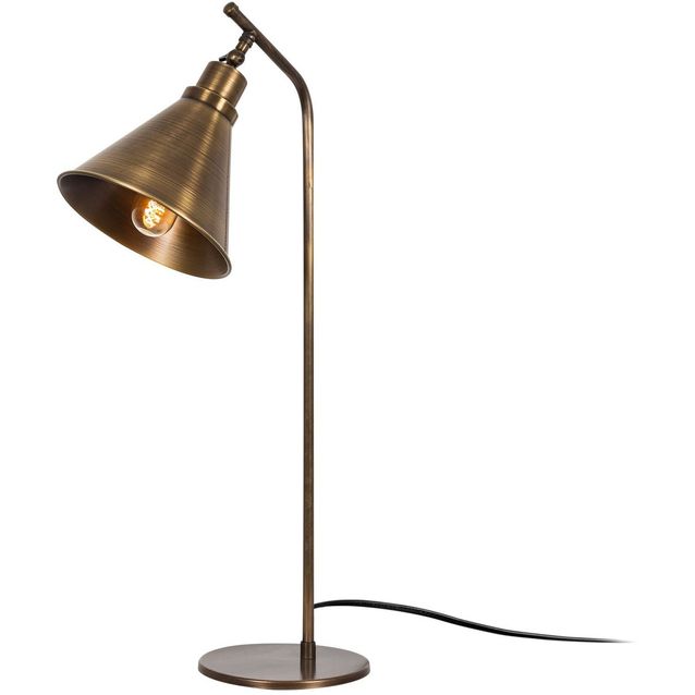 Pöytävalaisin Linento Lighting Sivani, korkeus 50cm, E27, antiikkimessinki