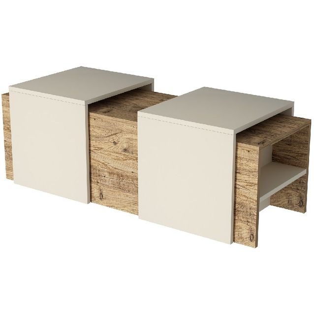 Sohvapöytä Linento Furniture Mera Atlantic Pine/beige