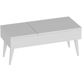 Meikkipöytä Linento Furniture Riva, peilillä, 79.5x35cm, valkoinen