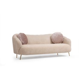 Sohva Linento Furniture Istiridye, 3-istuttava, beige
