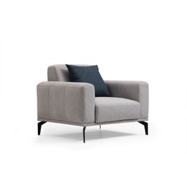 Nojatuoli Linento Furniture Nikea vaaleanharmaa