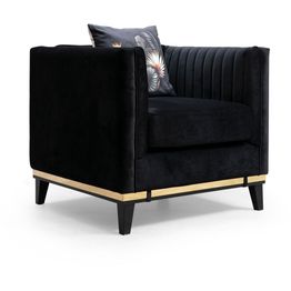 Nojatuoli Linento Furniture Bellino musta