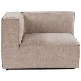 Vasen kulmamoduuli Linento Furniture Sora-moduulisohvaan, beige