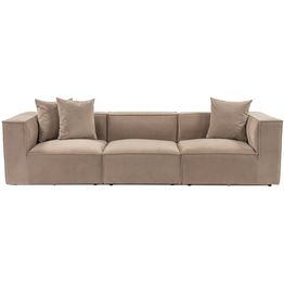 Sohva Linento Furniture Sora, 3-istuttava, cappuccino