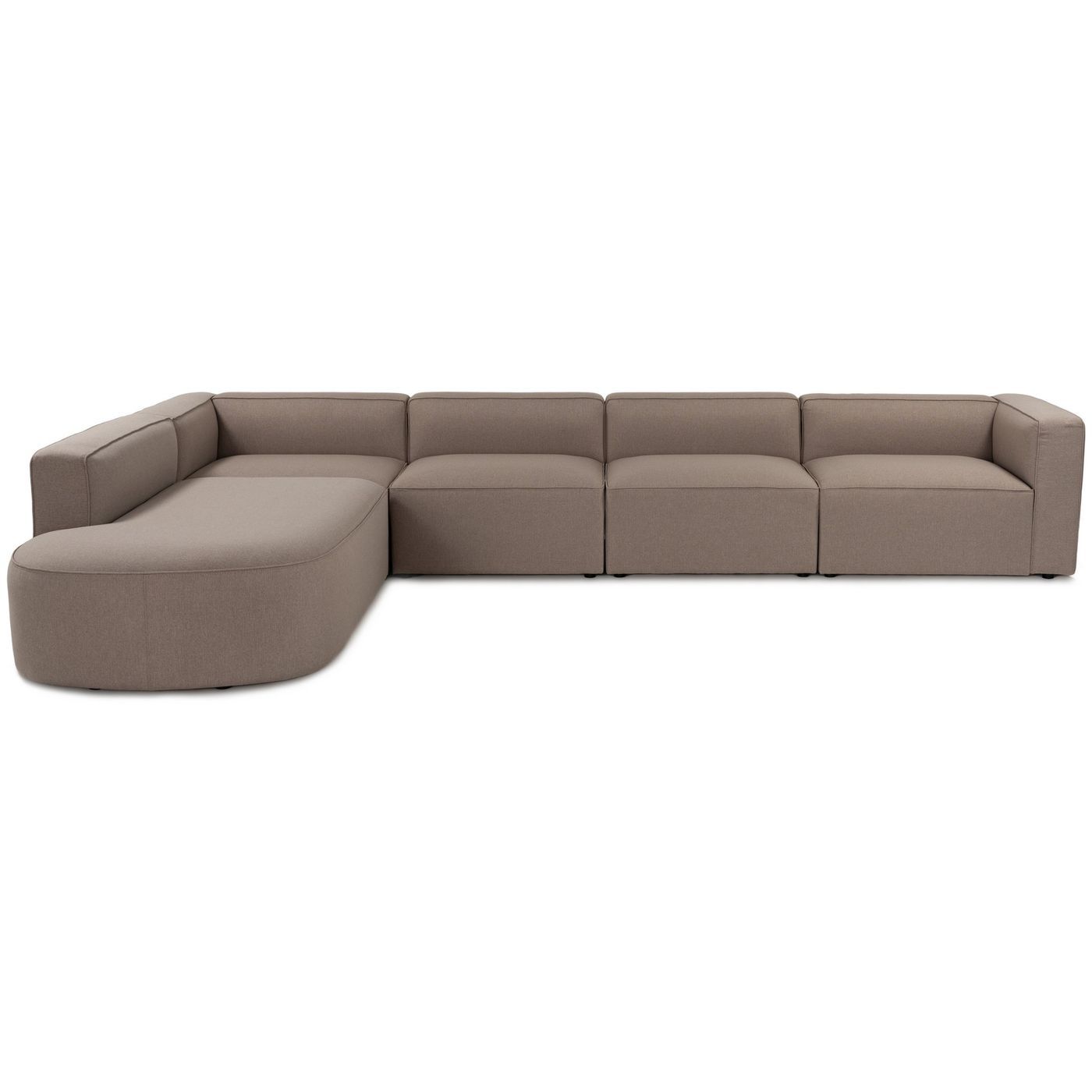 Kulmasohva Linento Furniture Mora vaaleanruskea