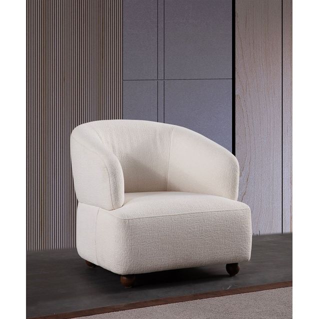 Nojatuoli Linento Furniture Rena, valkoinen