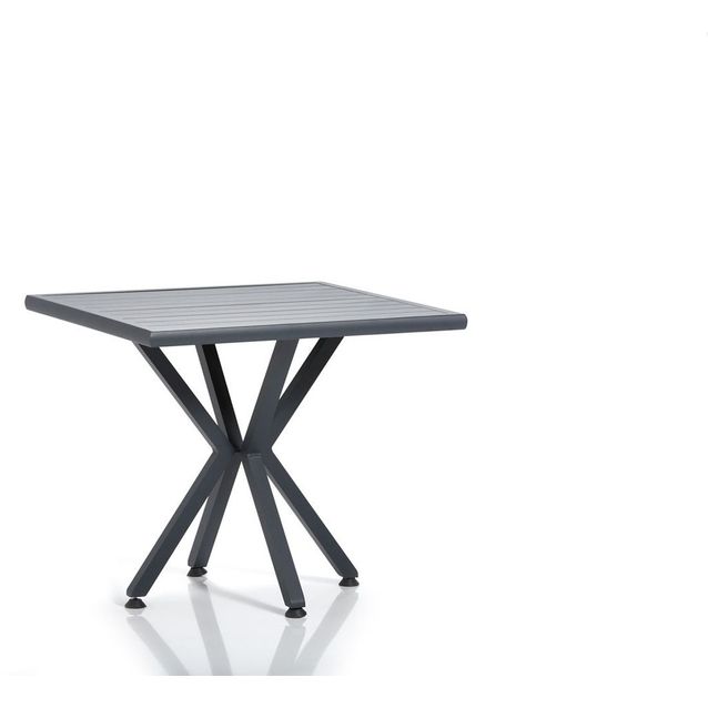 Ruokapöytä Linento Garden Samara 1, 94x94cm, harmaa