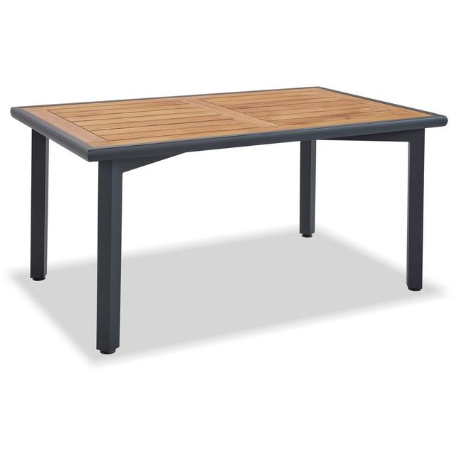 Ruokapöytä Linento Garden Berlin, 155x95cm, ruskea