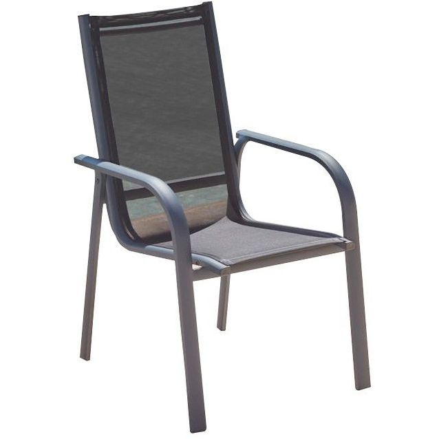 Ruokapöydän tuoli Linento Garden Lena, alumiini, antrasiitti