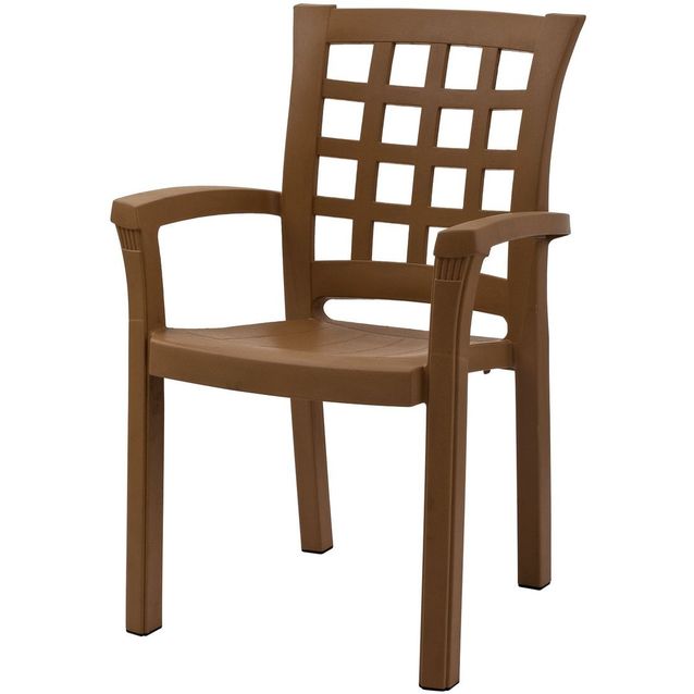 Tuoli Linento Garden Elite Width Squares, ruskea