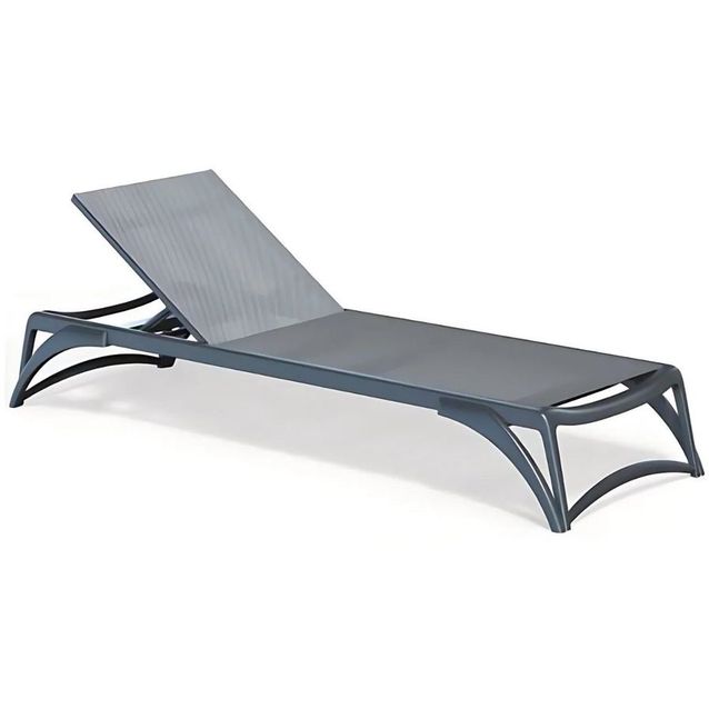 Aurinkotuoli Linento Garden Aluminium, tummanharmaa