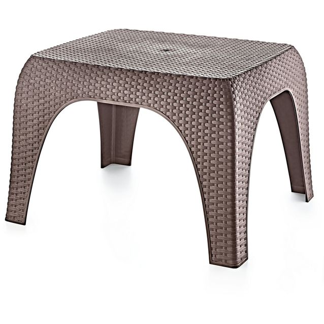 Sohvapöytä Linento Gaden Matted, 52x43cm, tummanruskea