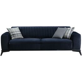 Vuodesohva Linento Furniture Lisa 3-istuttava sininen