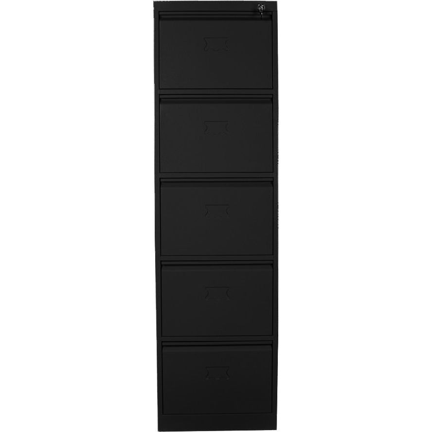 Arkistokaappi Linento Furniture Js1023Si, 47x166cm, musta