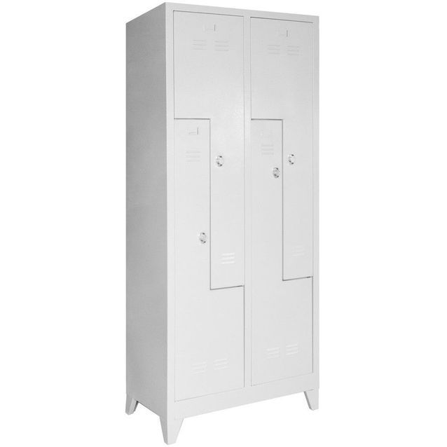 Säilytyskaappi Linento Furniture Js1033, 79x185cm, vaaleanharmaa