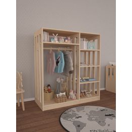 Lasten vaateteline Linento Furniture Flexo, 90x100cm, koivuvaneri