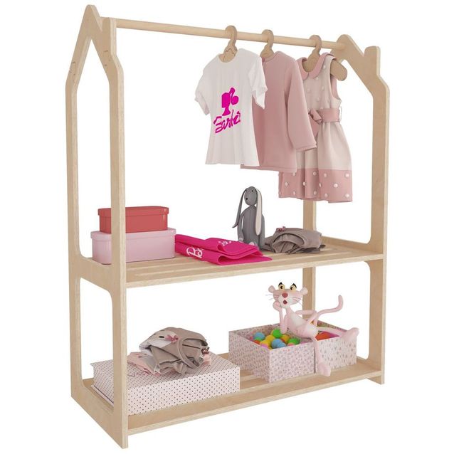 Lasten vaateteline Linento Furniture Roof, koivuvaneri