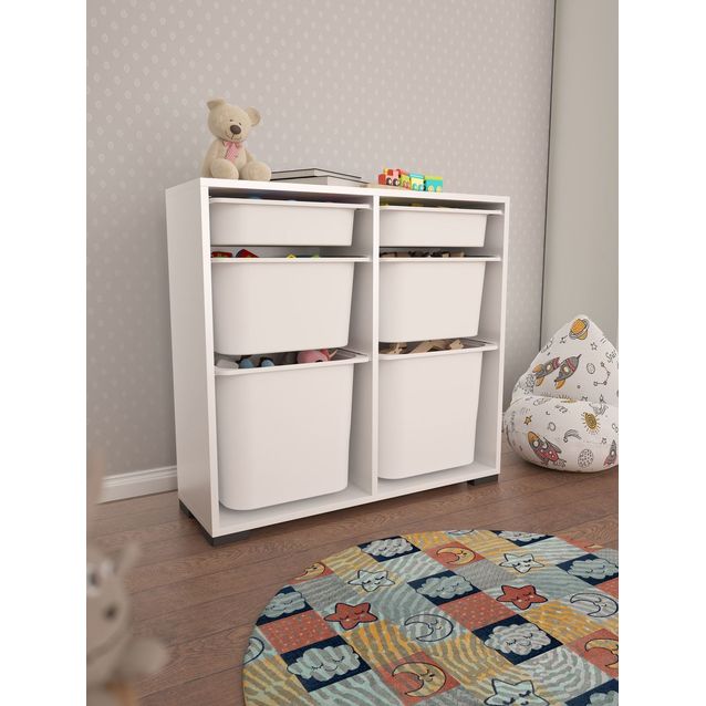 Lastenhuoneen laatikosto Linento Furniture Carla, 90x84cm