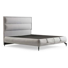 Säilytyssänky + sängynpääty Linento Furniture Fresh, ilman patjaa, harmaa
