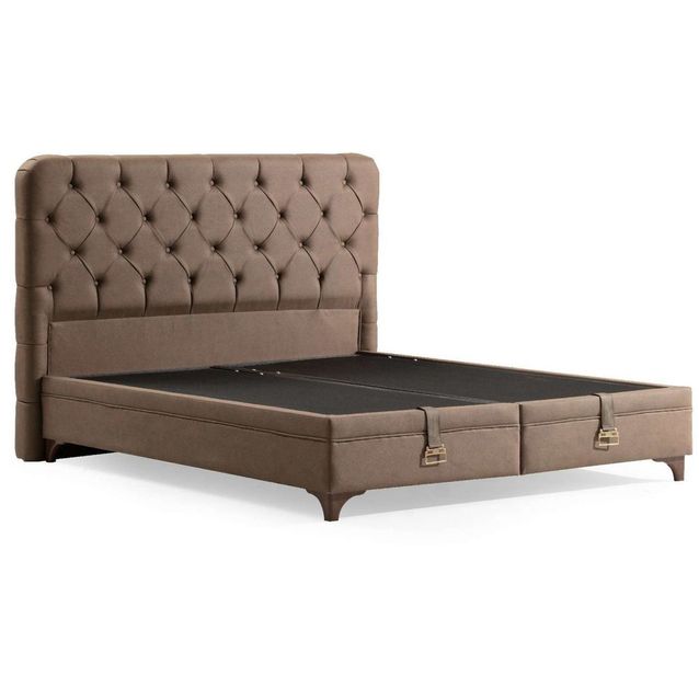 Säilytyssänky + sängynpääty Linento Furniture Revive, ilman patjaa, ruskea