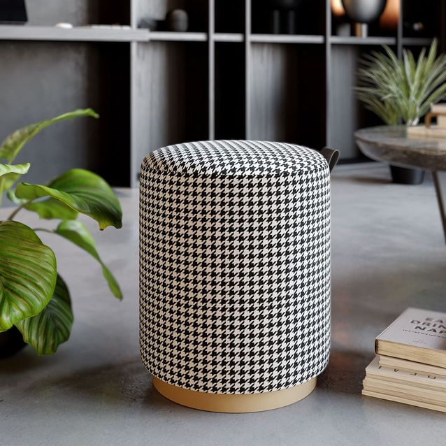 Rahi Linento Furniture Macaria Ø36cm, musta-valkoinen