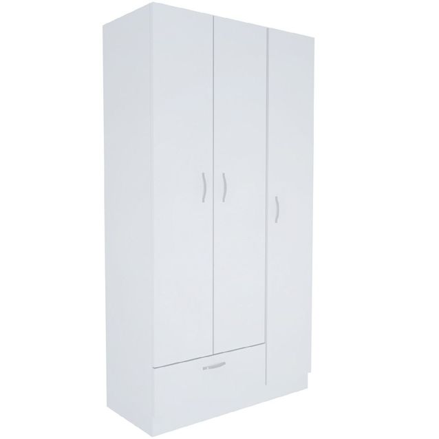 Vaatekaappi Linento Furniture Gabi 90cm, valkoinen