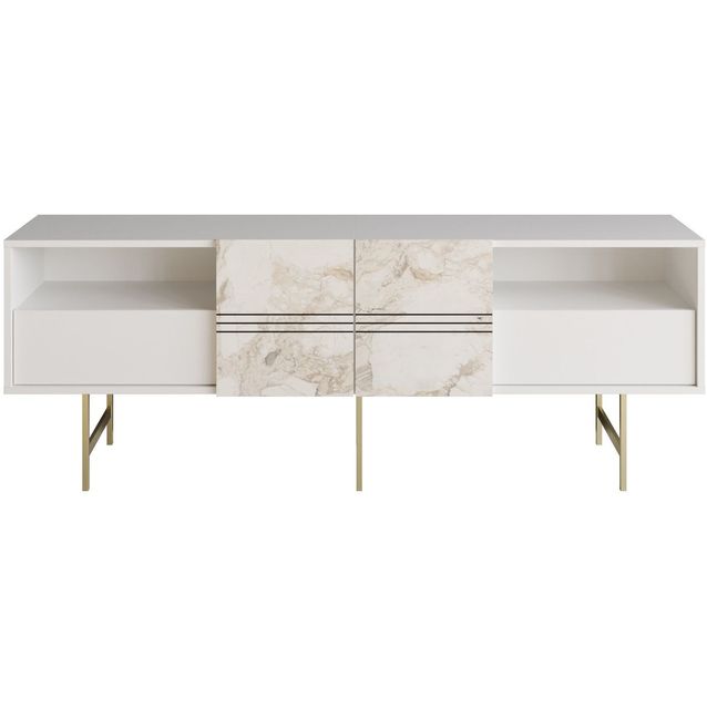 TV-taso Linento Furniture Derin valkoinen