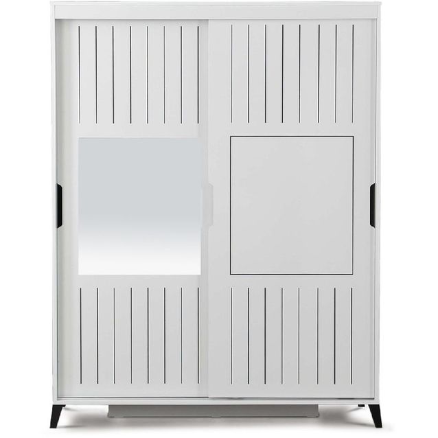 Vaatekaappi Linento Furniture Pasific Home Fuga 140cm, valkoinen