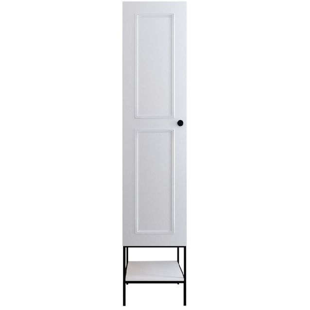 Vaatekaappi Linento Furniture Martin 1, 42cm, valkoinen