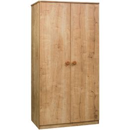 Lasten vaatekaappi Linento Furniture Mocha, 93cm, puukuvioitu