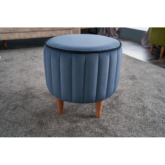 Rahi Linento Furniture Lindy Puf, Ø40cm, sametti