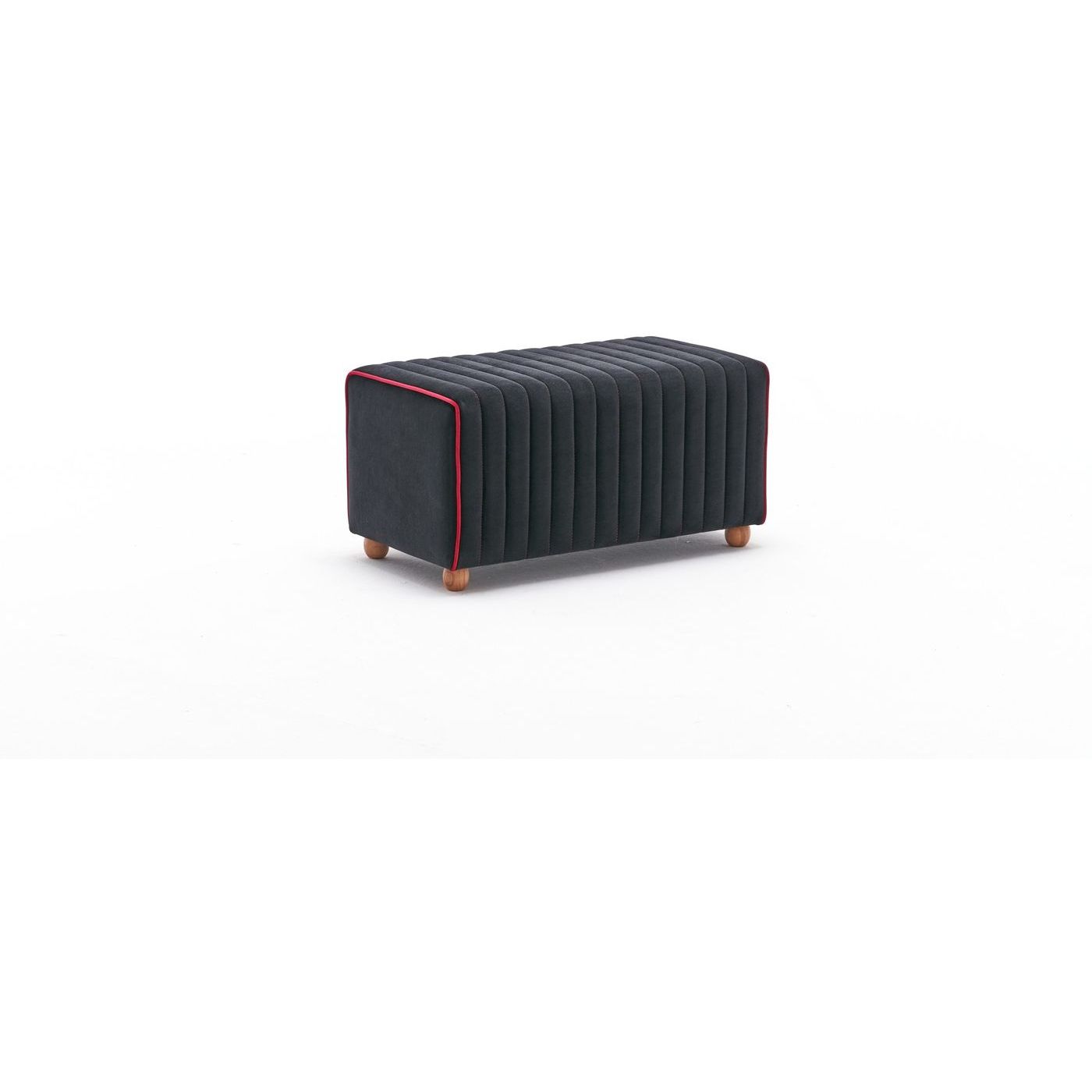 Rahi Linento Furniture Mabel, 80x40cm, antrasiitti sametti