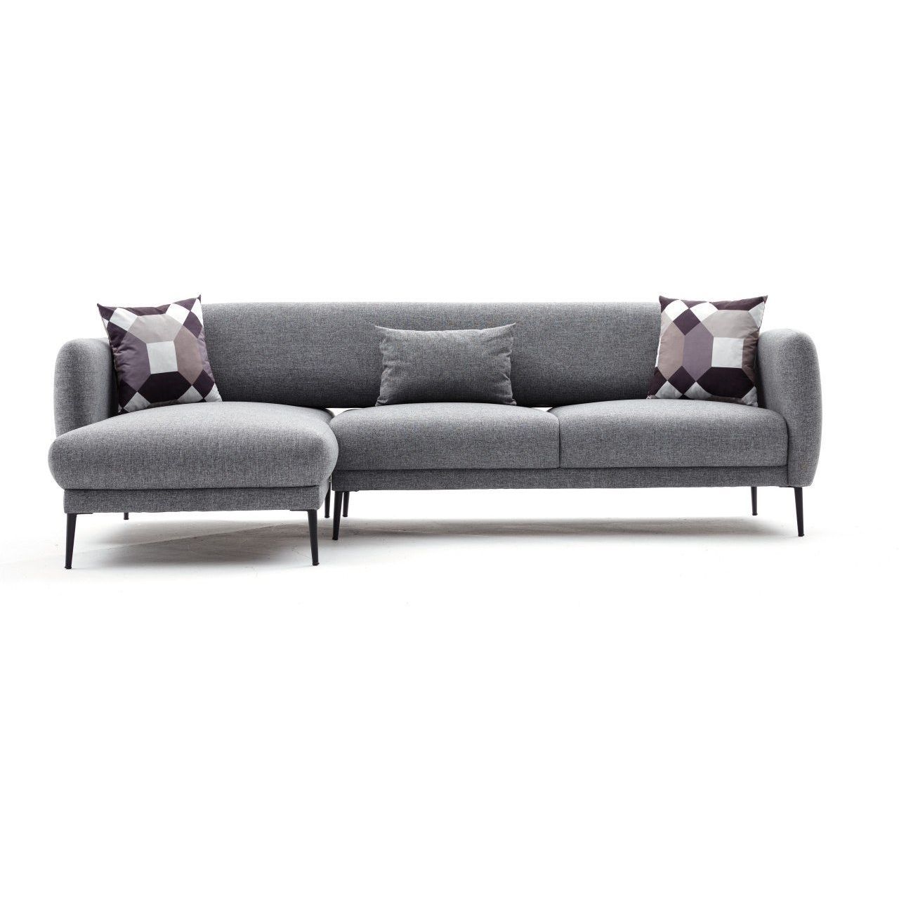 Divaanisohva Linento Furniture Venus vasen harmaa
