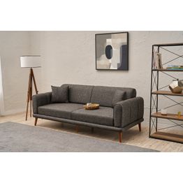 Sohva Linento Furniture Seren, 3-istuttava, leveys 210cm, antrasiitti