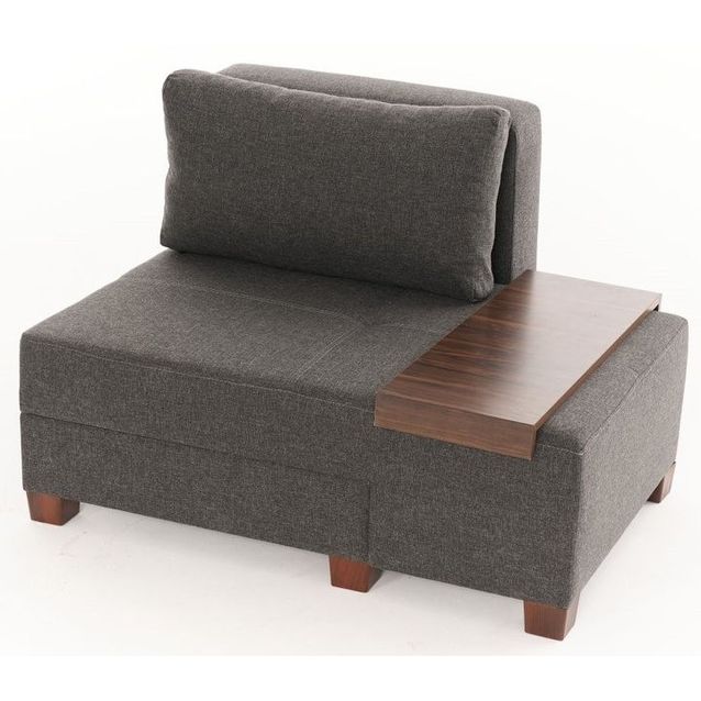 Vuodetuoli Linento Furniture Perenna Linen oikea antrasiitti