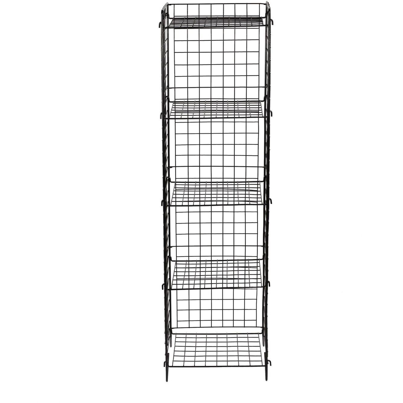 Kirjahylly Linento Furniture Elvis, 37x137.5cm, musta