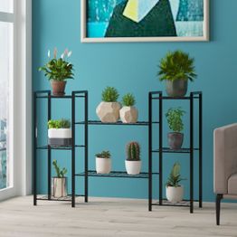 Kukkateline Linento Garden Hector, musta