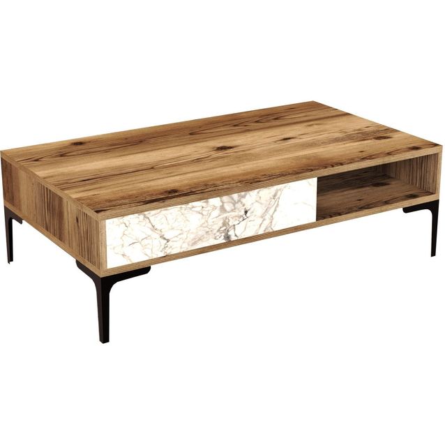 Sohvapöytä Linento Furniture Istanbul ruskea/beige