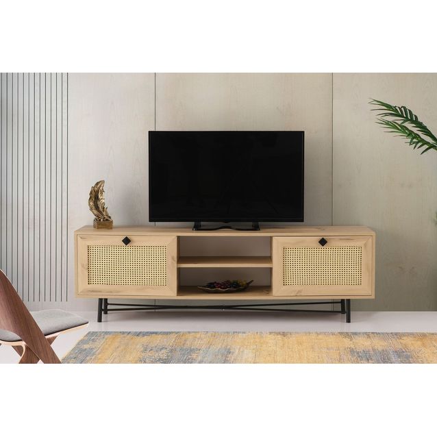 TV-taso Linento Furniture Begonya, leveys 180cm, ruskea