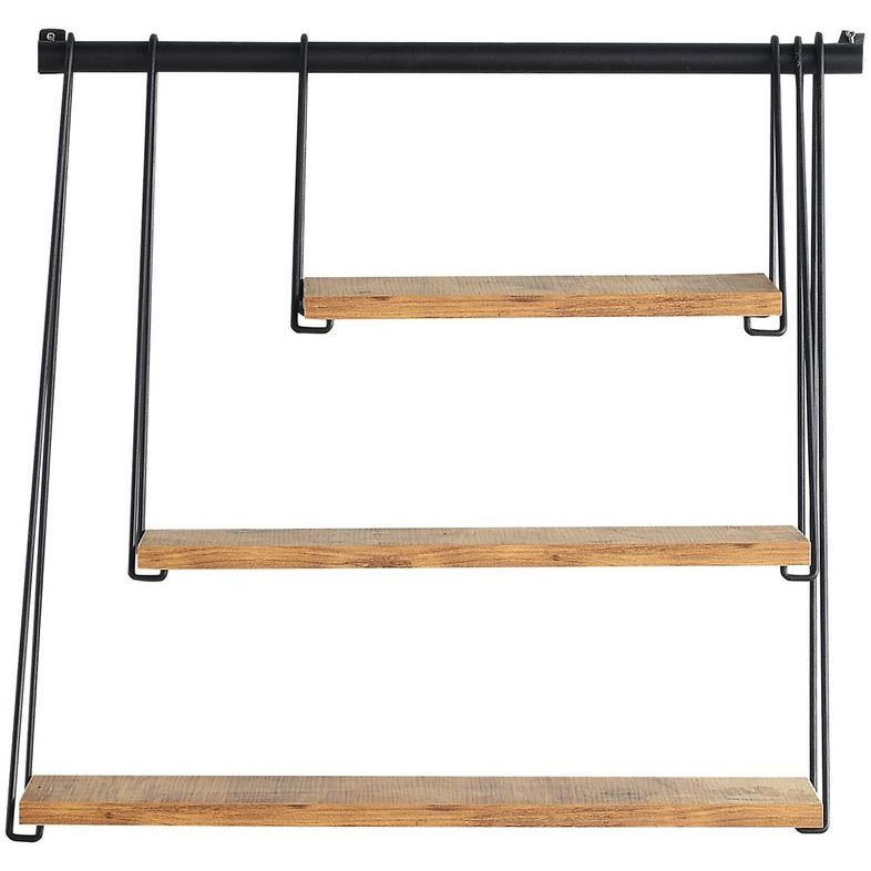 Seinähylly Linento Furniture Zihon, ruskea