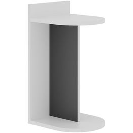 Apupöytä Linento Furniture Dom valkoinen/antrasiitti