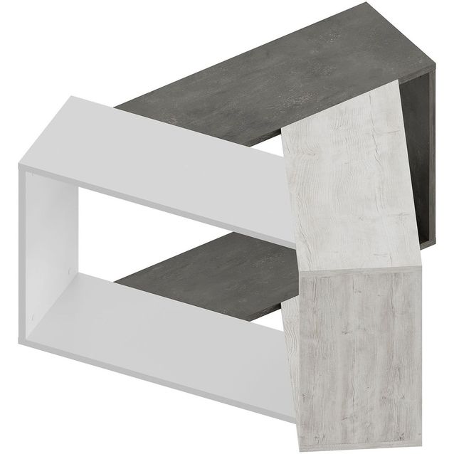 Sohvapöytä Linento Furniture Trio valkoinen/harmaa