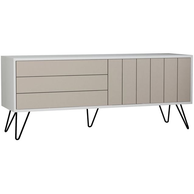 TV-taso Linento Furniture Picadilly beige/valkoinen
