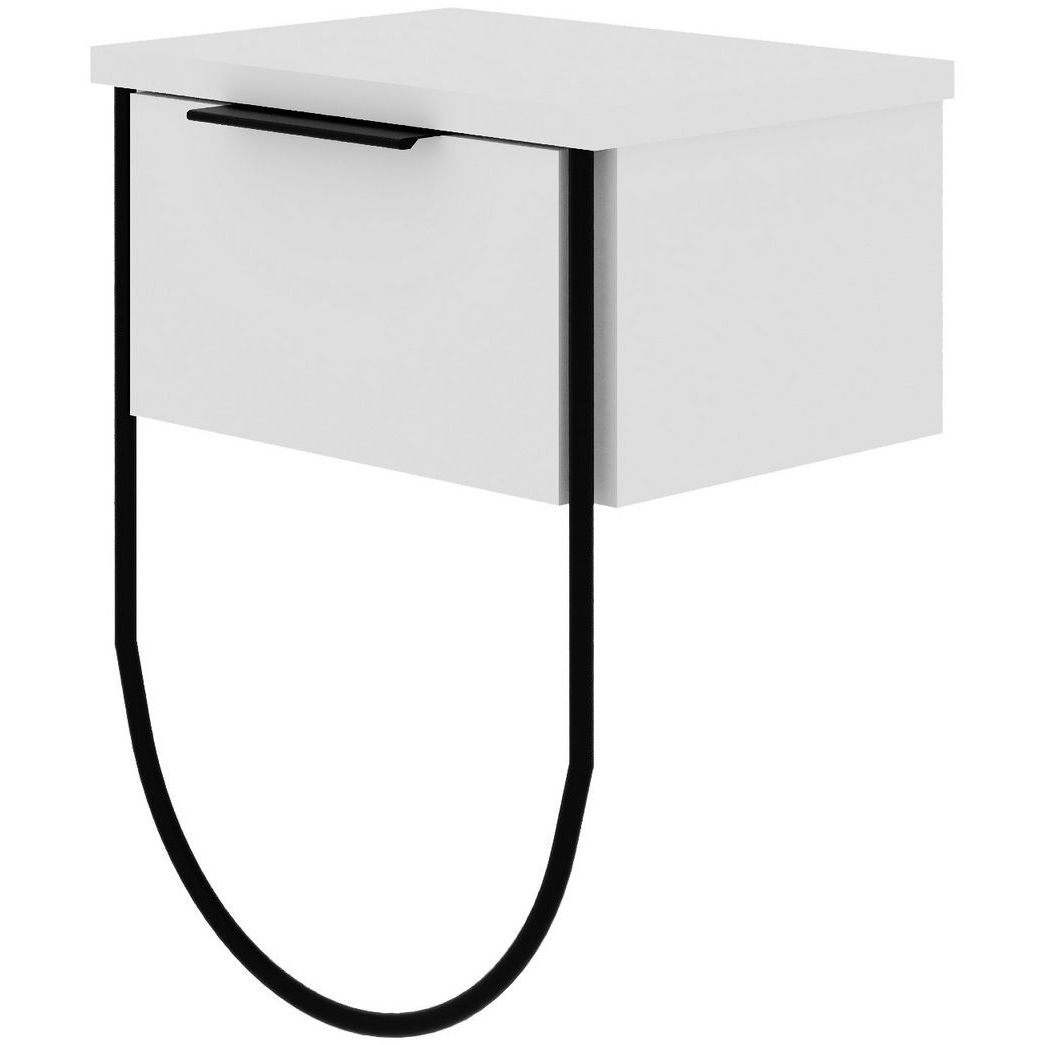 Yöpöytä Linento Furniture Norfolk valkoinen