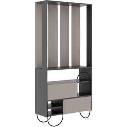 Säilytyskokonaisuus Linento Furniture Norfolk vaaleanruskea/antrasiitti