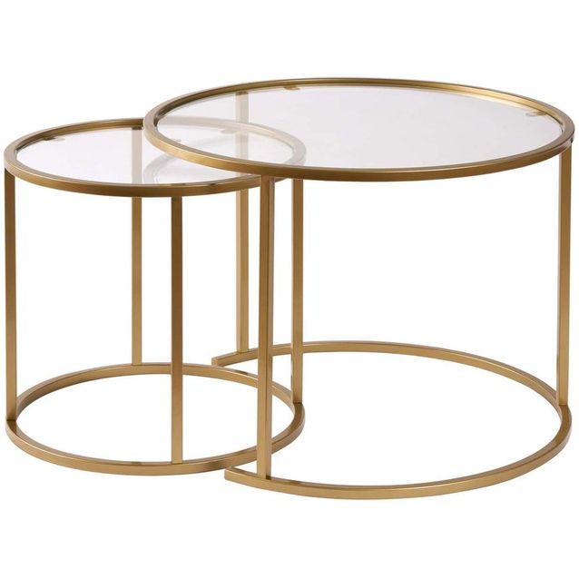 Sarjapöytä Linento Furniture Aurum, Ø60 & Ø42cm