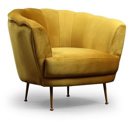 Nojatuoli Linento Furniture Daisy Armchair keltainen